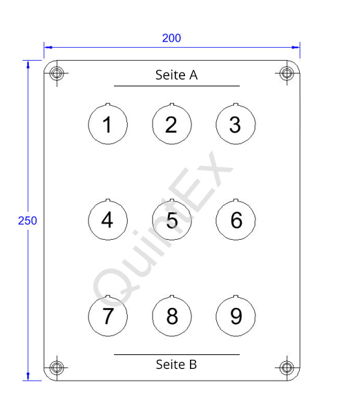 controlPanel.selection.btn.housing P10-9 3x3