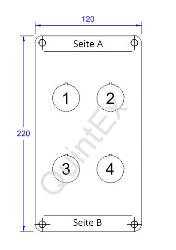 controlPanel.selection.btn.housing P6-4 2x2